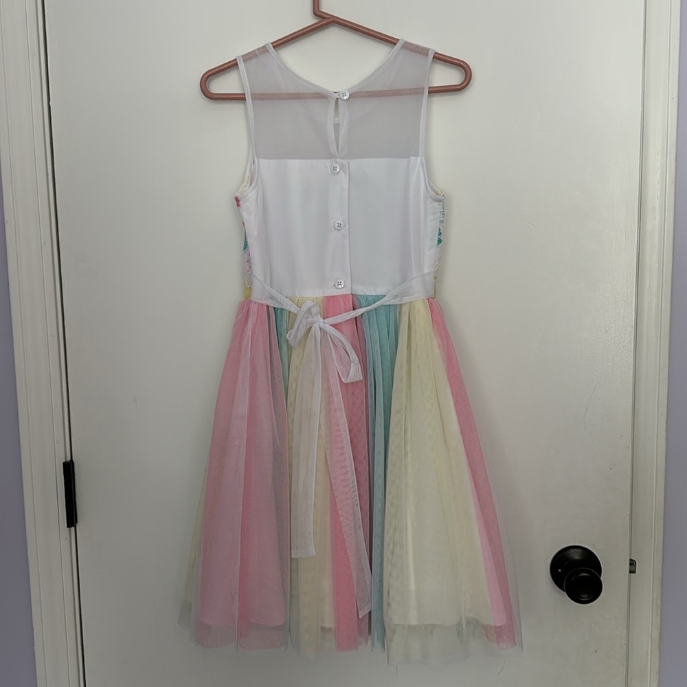 Darling Pastel Tulle Easter Dress (7) 👗 - Picture 3 of 4